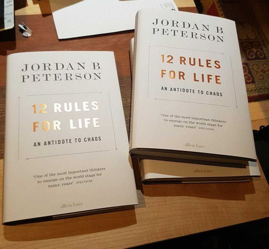 Jordan Petersons 12 rules for life book
