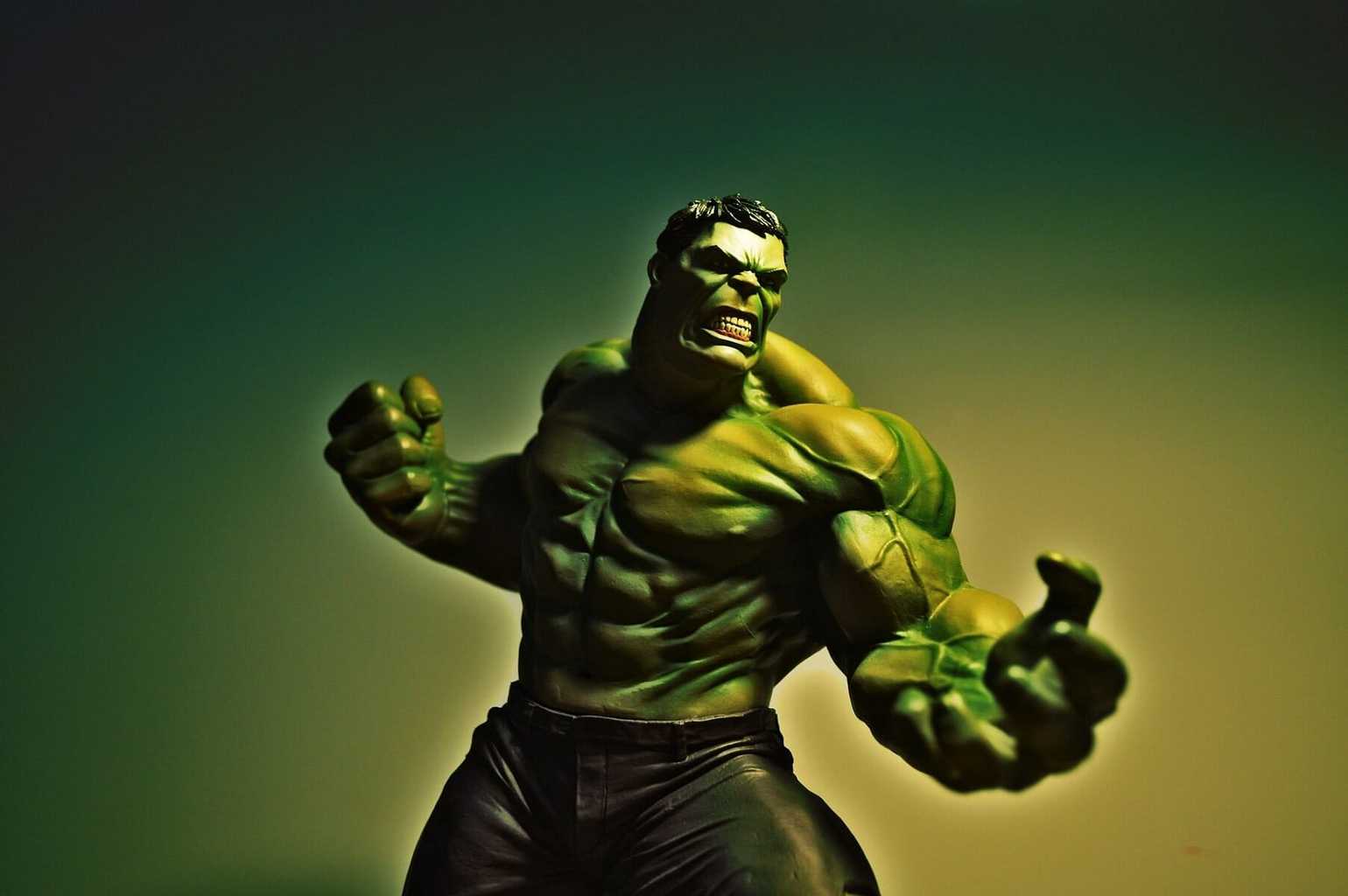 Marvel's Hulk being really angry