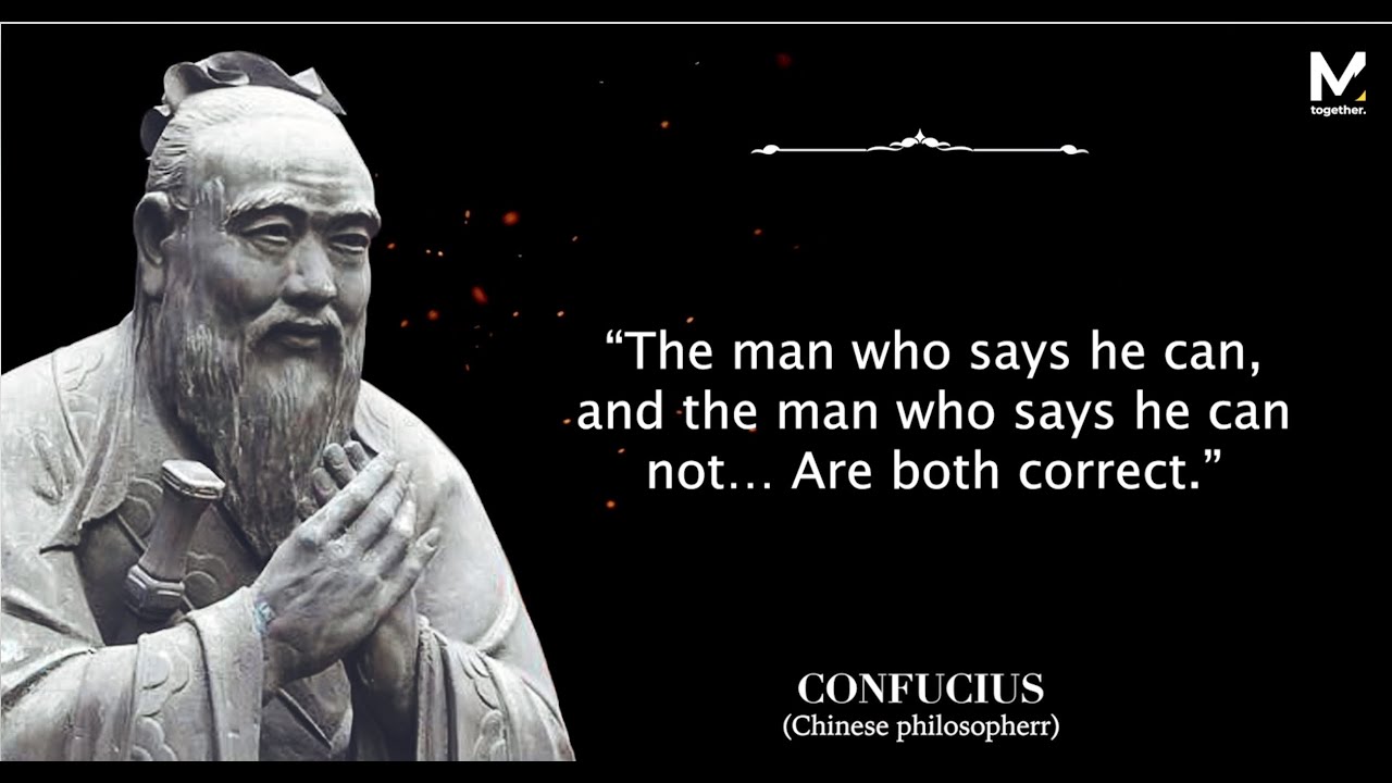 confucius quote man who can