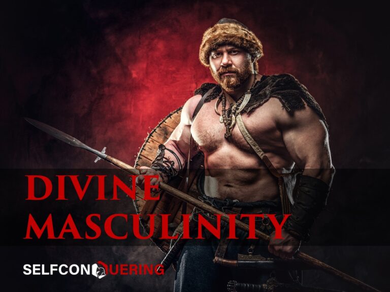 33 divine masculinity quotes barbarian holding a weapon