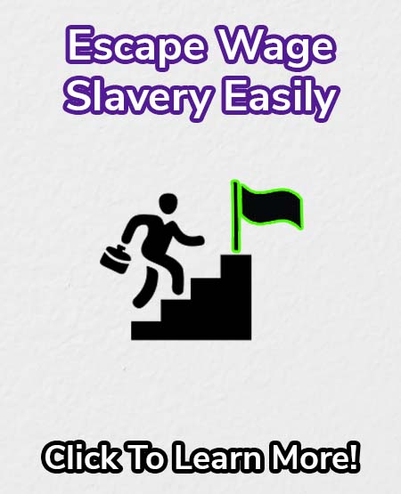 escape wage slavery easily banner